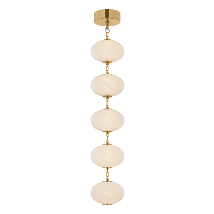 Nephele Pendant by Corbett Lighting - Vintage Polished Brass Finish