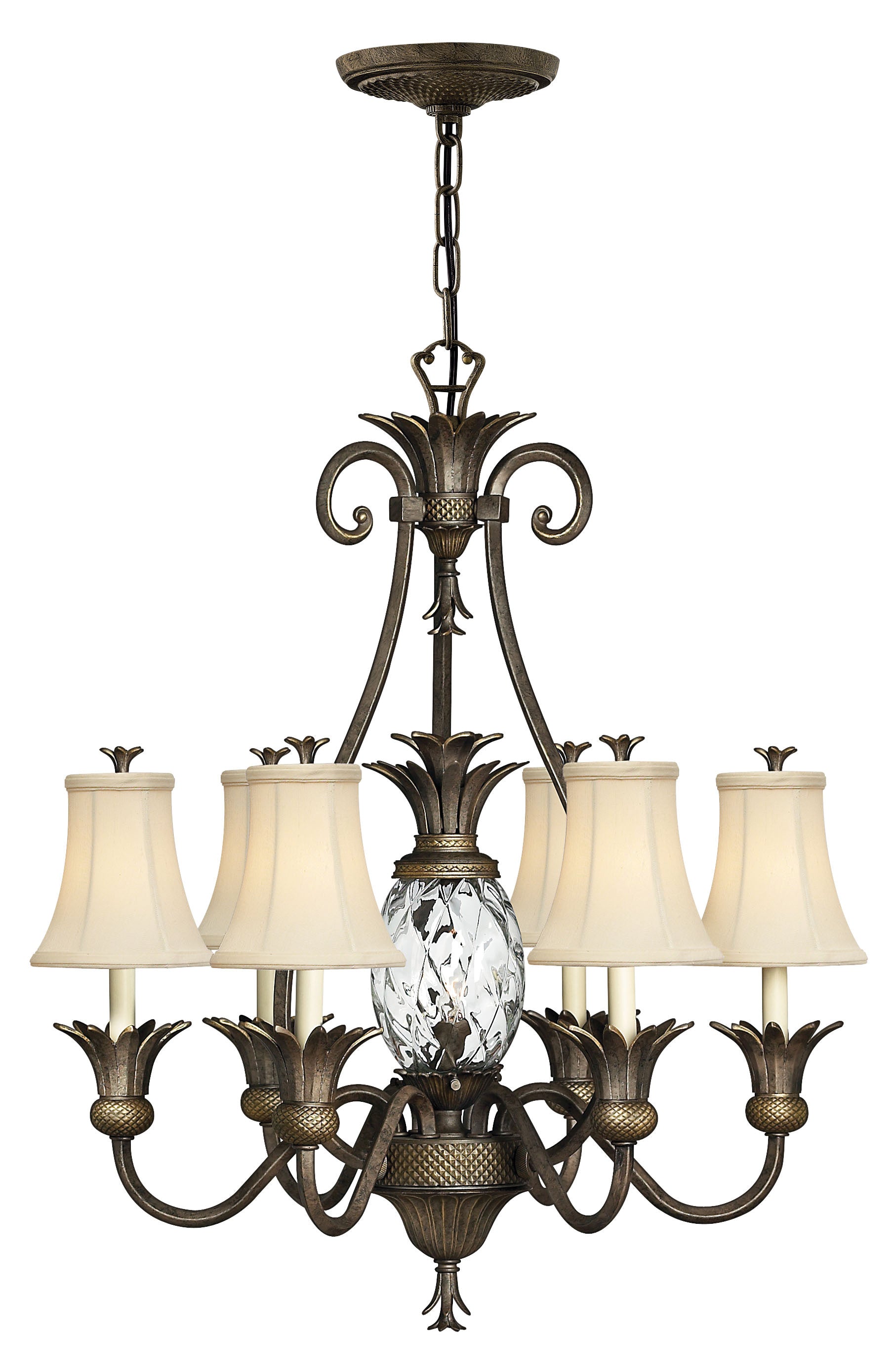 Plantation Medium Single Tier Chandelier