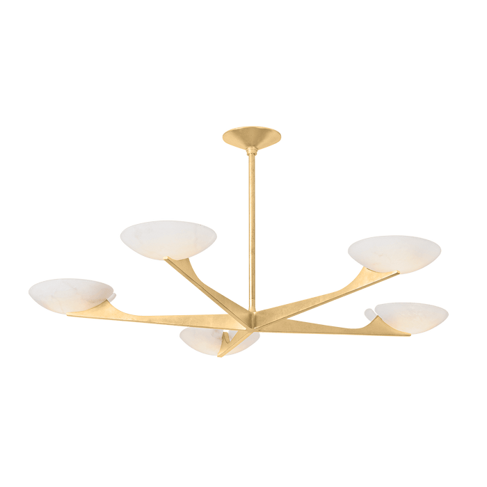Malachite Chandelier by Corbett Lighting