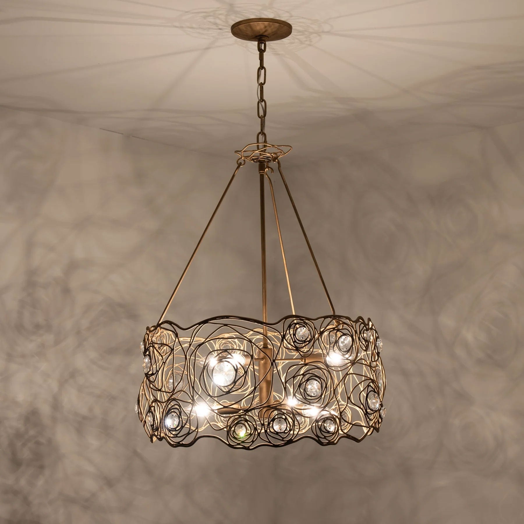 Ethereal Rose Chandelier