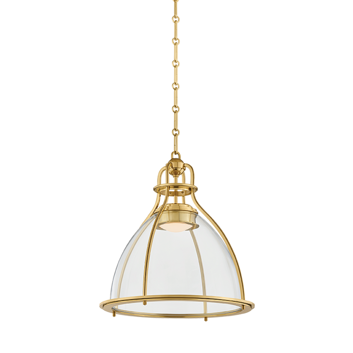 Airmont Pendant by Hudson Valley Lighting - Aged Brass Finish