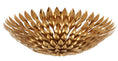 Load image into Gallery viewer, Crystorama - 507-GA - Six Light Flush Mount - Broche - Antique Gold
