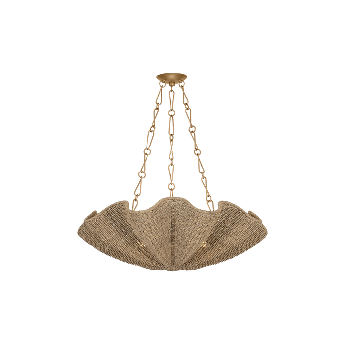 Bardonia Chandelier by Hudson Valley Lighting - Patina Gold Leaf Finish