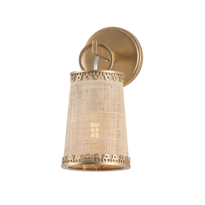Haines Falls Wall Sconce by Hudson Valley Lighting - Patina Gold Leaf Finish