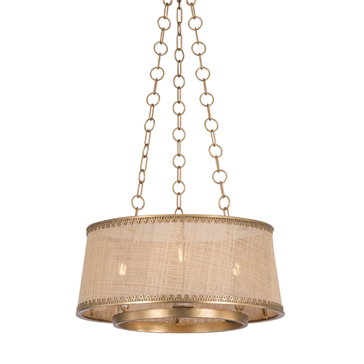 Haines Falls Pendant by Hudson Valley Lighting - Patina Gold Leaf Finish
