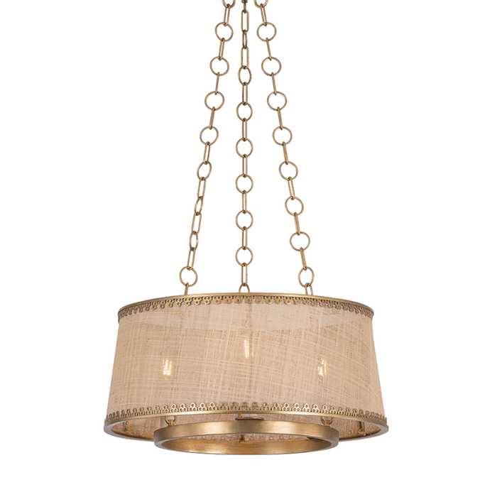 Haines Falls Pendant by Hudson Valley Lighting - Patina Gold Leaf Finish