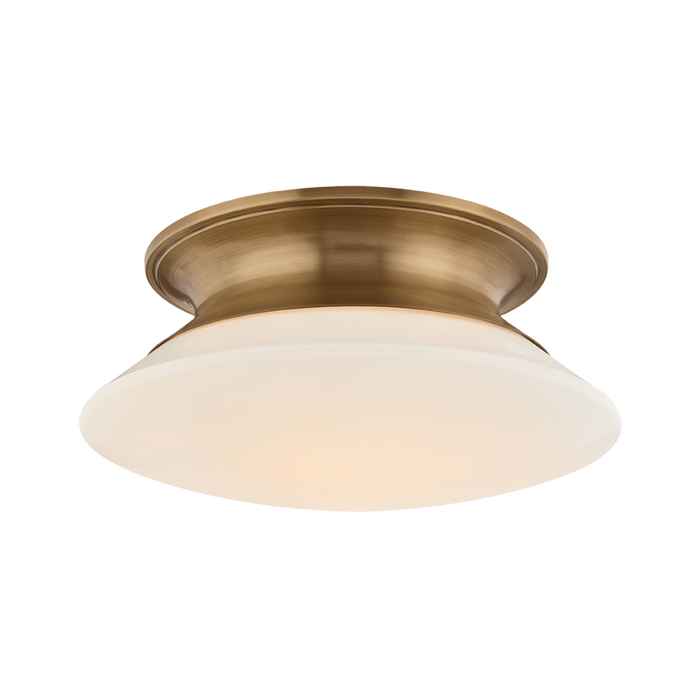 Crompond Flush Mount by Hudson Valley Lighting - Patina Brass Finish