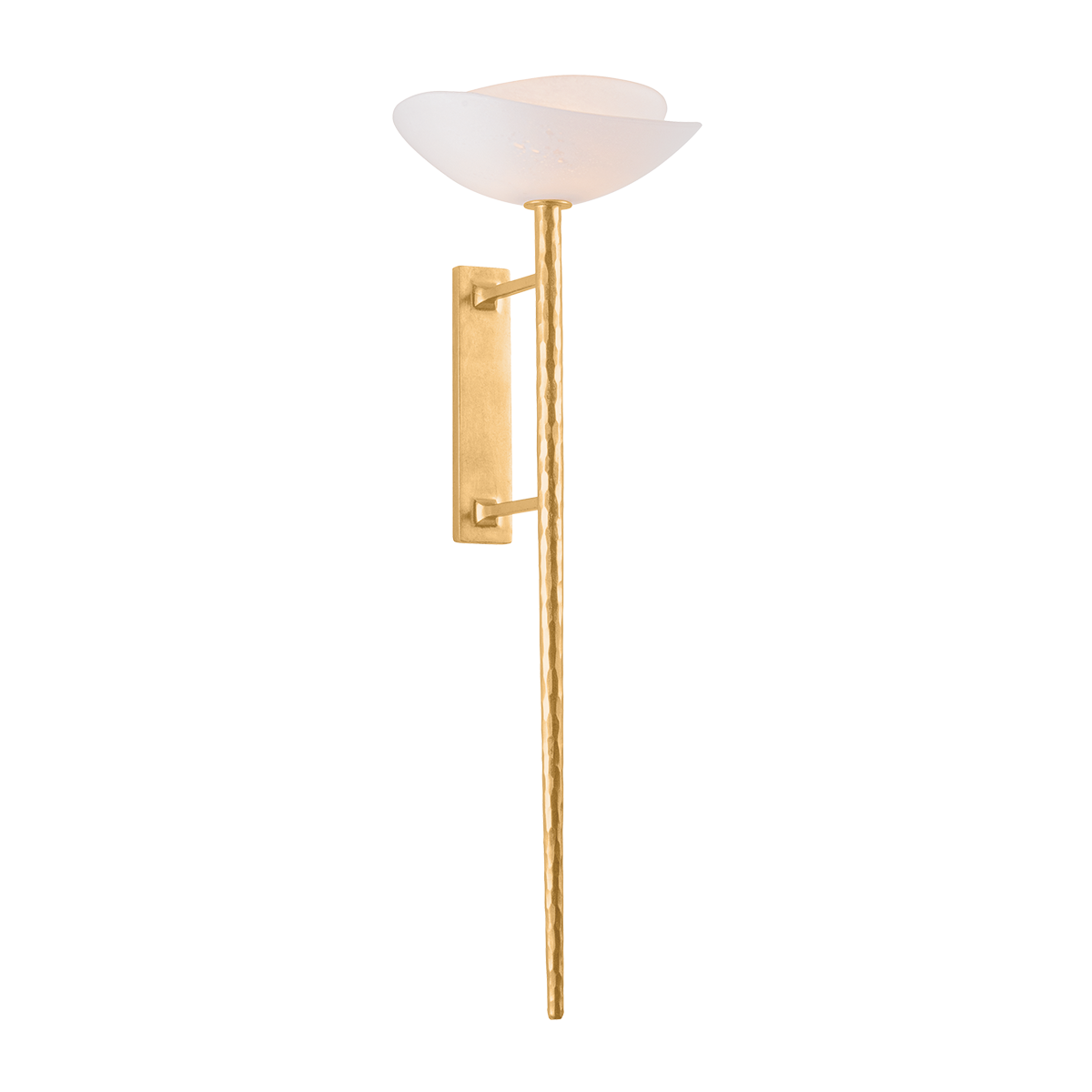 Coppa Wall Sconce by Corbett Lighting - Vintage Gold Leaf Finish