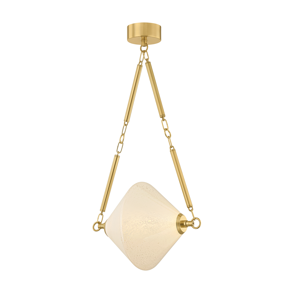 Solara Pendant by Corbett Lighting - Vintage Polished Brass Finish