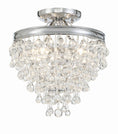 Load image into Gallery viewer, Crystorama - 130-CH_CEILING - Three Light Semi Flush Mount - Calypso - Polished Chrome
