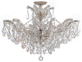 Load image into Gallery viewer, Crystorama - 4439-CH-CL-MWP_CEILING - Six Light Semi Flush Mount - Maria Theresa - Polished Chrome

