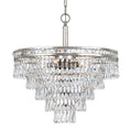 Load image into Gallery viewer, Crystorama - 5264-OS-CL-MWP - Seven Light Chandelier - Mercer - Olde Silver
