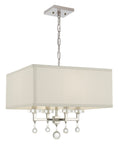 Load image into Gallery viewer, Crystorama - 8105-PN - Four Light Chandelier - Paxton - Polished Nickel
