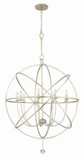 Load image into Gallery viewer, Crystorama - 9229-OS - Nine Light Chandelier - Solaris - Olde Silver
