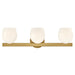 Mae Medium Three Light Vanity by Hinkley
