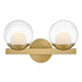 Sunni Small Two Light Vanity by Hinkley