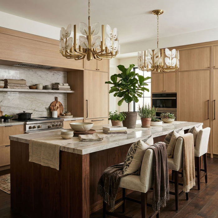 Brass Tax Chandelier