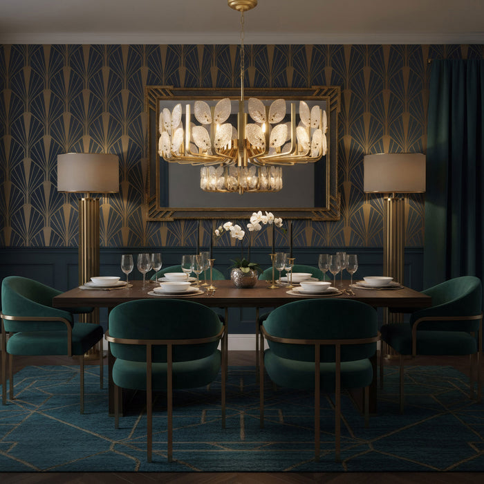 Brass Tax Chandelier