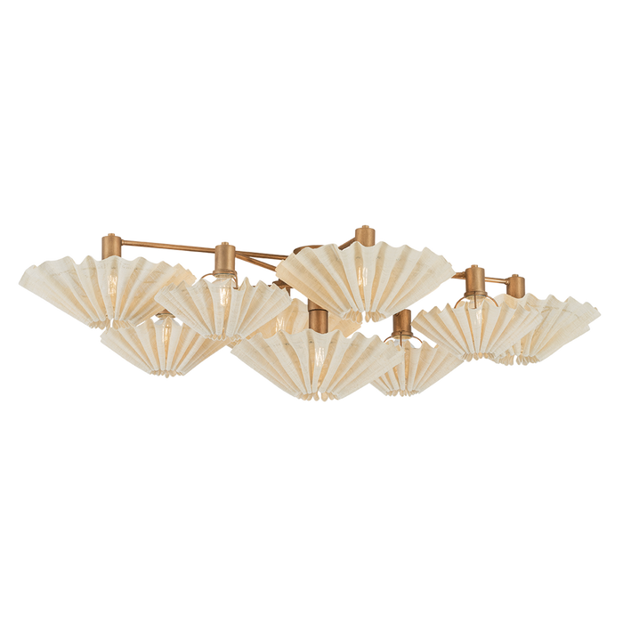 Tremblant Island Light by Corbett Lighting - Patina Gold Leaf Finish