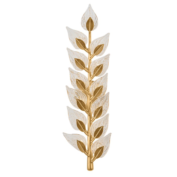 Ariadne Wall Sconce by Corbett Lighting - Vintage Gold Leaf Finish