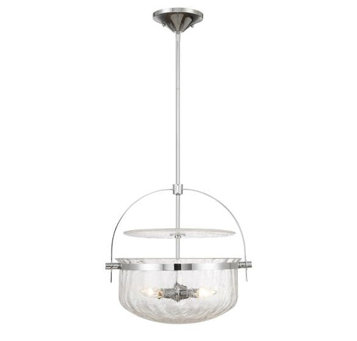 Denmar 4-Light Convertible Semi-Flush or Pendant by Savoy House