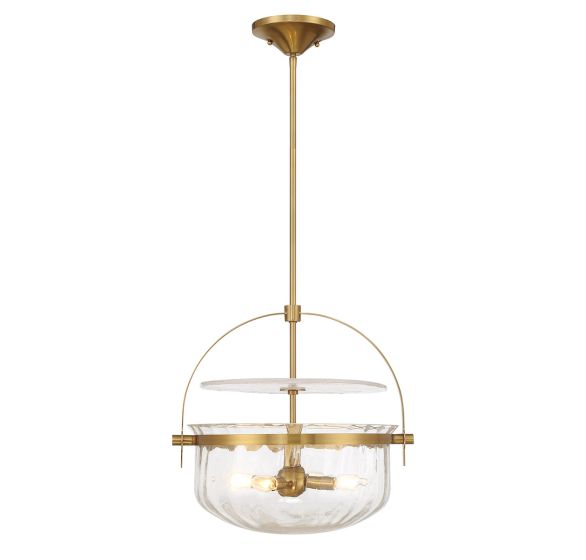 Denmar 4-Light Convertible Semi-Flush or Pendant by Savoy House