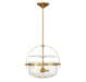 Denmar 4-Light Convertible Semi-Flush or Pendant by Savoy House