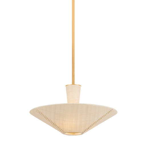 Salisbury Mills Pendant by Hudson Valley Lighting - Gold Leaf Finish