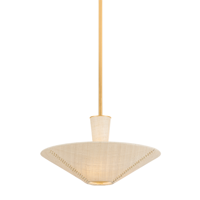 Salisbury Mills Pendant by Hudson Valley Lighting - Gold Leaf Finish