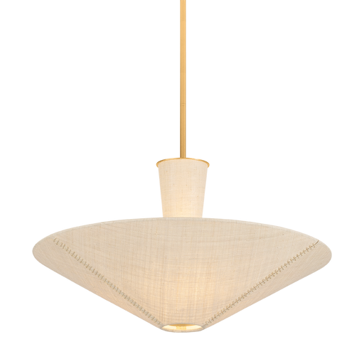 Salisbury Mills Pendant by Hudson Valley Lighting - Gold Leaf Finish