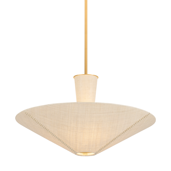 Salisbury Mills Pendant by Hudson Valley Lighting - Gold Leaf Finish