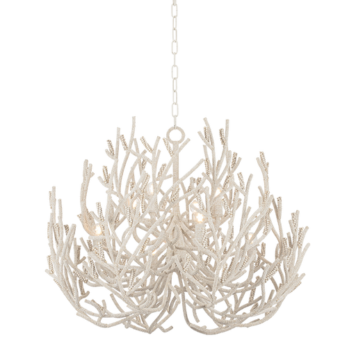 Allenhurst Chandelier by Corbett Lighting - Cream Gesso Finish