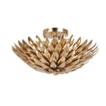 Load image into Gallery viewer, Crystorama - 505-GA - Four Light Semi Flush Mount - Broche - Antique Gold
