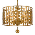 Load image into Gallery viewer, Crystorama - 545-GA - Five Light Chandelier - Layla - Antique Gold
