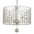 Load image into Gallery viewer, Crystorama - 545-SA - Five Light Chandelier - Layla - Antique Silver
