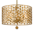 Load image into Gallery viewer, Crystorama - 546-GA - Six Light Chandelier - Layla - Antique Gold
