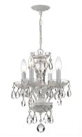 Load image into Gallery viewer, Crystorama - 5534-WW-CL-MWP - Four Light Mini Chandelier - Traditional Crystal - Wet White
