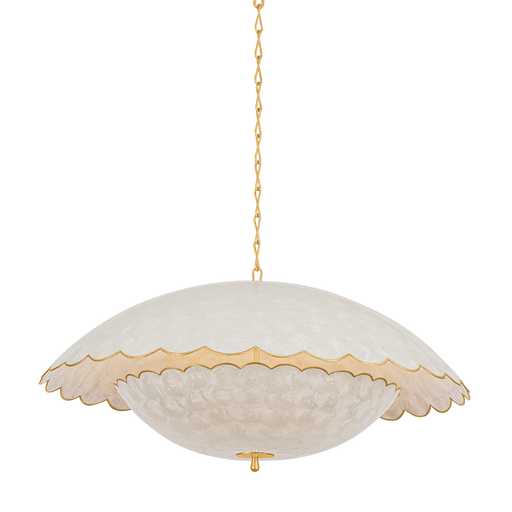 Hollis Hills Pendant by Hudson Valley Lighting - Vintage Gold Leaf Finish