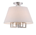 Load image into Gallery viewer, Crystorama - 2255-PN_CEILING - Five Light Semi Flush Mount - Westwood - Polished Nickel
