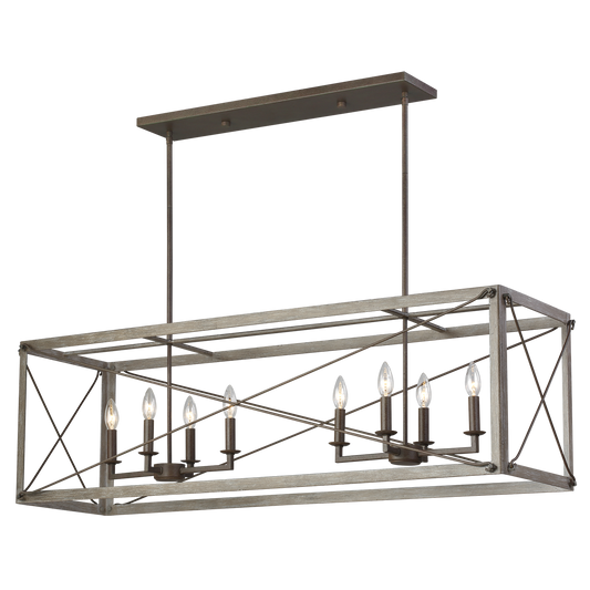 Thornwood Eight Light Island Pendant