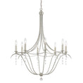 Load image into Gallery viewer, Crystorama - 438-SA - Eight Light Chandelier - Metro - Antique Silver
