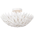 Load image into Gallery viewer, Crystorama - 505-MT - Four Light Semi Flush Mount - Broche - Matte White
