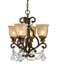 Load image into Gallery viewer, Crystorama - 7504-BU-CL-MWP - Four Light Mini Chandelier - Norwalk - Bronze Umber
