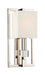 Crystorama - 8881-PN - One Light Wall Sconce - Dixon - Polished Nickel
