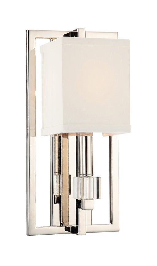Crystorama - 8881-PN - One Light Wall Sconce - Dixon - Polished Nickel