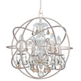 Load image into Gallery viewer, Crystorama - 9025-OS-GS-MWP - Four Light Mini Chandelier - Solaris - Olde Silver
