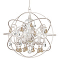 Load image into Gallery viewer, Crystorama - 9026-OS-GS-MWP - Five Light Chandelier - Solaris - Olde Silver
