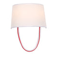 Load image into Gallery viewer, Crystorama - 9902-RD-CL - Two Light Wall Sconce - Stella - Polished Chrome / Red Cord
