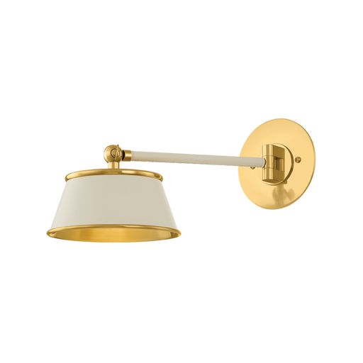 Lanesville Wall Sconce by Hudson Valley Lighting - Aged Brass Finish
