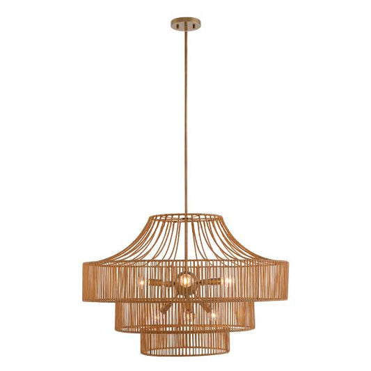 Medlock 8-Light Outdoor Chandelier